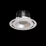 Oprawa INTO R100 LED TRIMLESS p/t ED 1250lm/840 18° biały srebrny 14 W