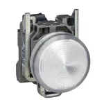 Harmony XB4 Lampka sygnalizacyjna soczewka gładka Ø 22 IP65 biały zintegrowana dioda LED 24..120 V ATEX