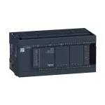 Modicon M241, sterownik, RJ45, 24 wejść, 16 wyjść tranzystorowych PNP, 24 VDC