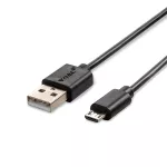 Przewód Mikro USB / 1m / Czarny