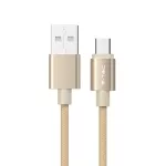 Przewód Mikro USB / 1m / Złoty