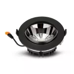 30W Reflektor COB Downlight / Chip SAMSUNG / Barwa:3000K / Obudowa: Czarna
