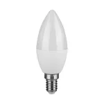 6,5W C35 Żarówka LED / Chip SAMSUNG / Barwa:6400k / Trzonek:E14