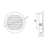 KRO 125 (kratka standard /biały)