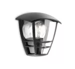 Creek wall lantern black 1x60W 230V base myGarden Kinkiet