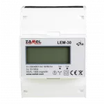 LICZNIK ENERGII ELEKTRYCZNEJ 3-FAZOWY LCD 100 A, 4-MOD TYP: LEM-30