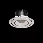 Oprawa INTO R100 LED TRIMLESS p/t ED 1250lm/830 34° czarny biały 14 W