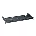 Panel miedziany S-one basic 19", pusty, 1U, RAL7016, 24 złącza, RJ45, FTP/STP