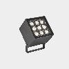 Spotlight IP66 Cube 9 LEDS LED 32.1 RGBW DMX Urban grey 1152lm AN13-25NNM3DMZ5