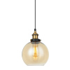 ITALUX lampa wisząca Cardena E27 40W 220-240V IP20 kolor - czarny, złoty