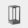 Bollard Chillout IP66 Rack Bollard Fixed 150x150x300mm LED 14.9 SW 2700-3200-4000K CASAMBI Grey 760lm 55-E057-34-XB