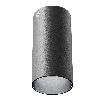 PIXO 120 stropowy max 1x50W, GU10, 230V, kolor srebra, czarny głęboki (mat struktura) RAL 9005