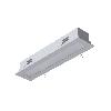 BURGOS Y1 wpust stropowy LED 9W/873lm/3000K, 230V, srebrny aluminiowy (mat struktura) RAL 9006