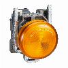 Harmony XB4 Lampka sygnalizacyjna pomarańczowa LED 230/240V metalowy