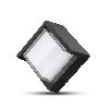 6W Lampa ścienna LED / Barwa:3000K / Obudowa: Czarny / Kwadratowa 8610