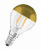Lampa LED STAR CL P Filament szkło przezroczyste Mirror Gold 37 non-dim 4W 827 E14
