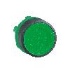Przycisk płaski Ø22 zielony samopowrotny okrągły plastikowy, 100 sztuk Harmony XB5