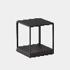 Bollard Chillout IP66 Rack Bollard Fixed 260x260x300mm LED 14.9 SW 2700-3200-4000K DALI-2 Black 760lm 55-E063-60-DU