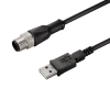 SAIL-M12G-USB-1.0U Przewód połączeniowy przemysłowy, nr.katalogowy 2556580000