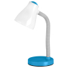 Lampa biurkowa Eva 230V/11W E27 niebieska