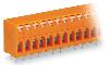 Złączka do płytek drukowanych przycisk 2,5 mm² RM 5,08 mm 5-bieg, pomarańczowa 741-205