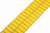 Etykiety tekstylne do drukarki Smart Printer mocno przylepne, żółte