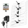Antena zewnętrzna EM-030, 0–100 km, DVB-T2, DAB, filtr LTE/4G