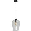 Milagro lampa wisząca Santiago Clear E27 czarna MLP6605