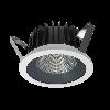 Oprawa INTO R160 LED p/t ED 3400lm/830 15° biały czarny IP20/54 30 W
