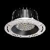 Oprawa INTO R160 LED TRIMLESS p/t ED 2750lm/840 45° biały czarny 27 W