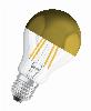Lampa LED STAR CL A Filament szkło przezroczyste Mirror Gold 37 non-dim 4W 827 E27