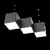 Oprawa NOISE STEPS LED zw ED 1000lm/840 PLX czarny mat 13 W
