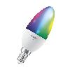 Lampa LED SMARTWIFI B40 4,9W 230V RGBWFRE144X1 LEDV