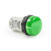 Lampka sygnalizacyjna MB z LED, monoblok, 230V AC, wypukły klosz, zielona