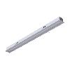 BURGOS R1 wpust stropowy LED 27W/2619lm/3000K, 230V, srebrny aluminiowy (mat struktura) RAL 9006