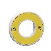 Harmony, Illuminated ring Ø60, plastic, yellow, red fixed integral LED, unmarked, 24 V AC/DC