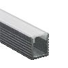 Profil Aluminiowy do paska LED na powierzchniowy / 2000mmx7.8mmx9mm / Klosz: Mleczny / Kolor: Aluminium