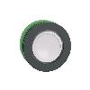 Główka przycisku podświetlanego kryty biały zintegrowany LED typ push push Harmony XB5