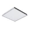 BURGOS W3 wpust stropowy LED 72W/6984lm/3000K, 230V, srebrny aluminiowy (mat struktura) RAL 9006