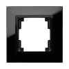 VOLANTE ramka pojedyncza szkło IP 20 - kolor czarny
