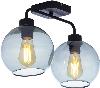 TK-Lighting lampa sufitowa Bari 2xE27 max 60W czarna/grafit