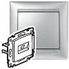 VALENA GNIAZDO 1XRJ45 ALUMINIUM, Legrand