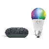 Lampa LED z głośnikiem GOOGLE NEST BK DACH CL A60 RGBW BT KIT