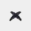 Black “X” connector DALI 71-7546-60-00