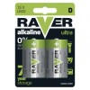 Bateria alkaliczna Raver Ultra Alkaline D (LR20) blister 2