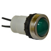 Lampka D22MPB 24V-230V metalowa zielona