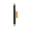 Orlicki Design kinkiet Q Parette Nero /Gold 2xG9 Max 3,5W LED 230V