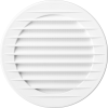 Kratka okrągła z siatką Ø125 biała