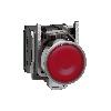 Harmony XB4 Przycisk płaski czerwony LED 110/120V, metalowy