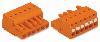 1-przewodowe gniazdo przycisk Push-in CAGE CLAMP®, pomarańczowa 2231-304/102-000